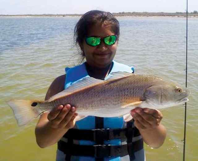 Sierra Sanchez Corpus Christifirst redfish!