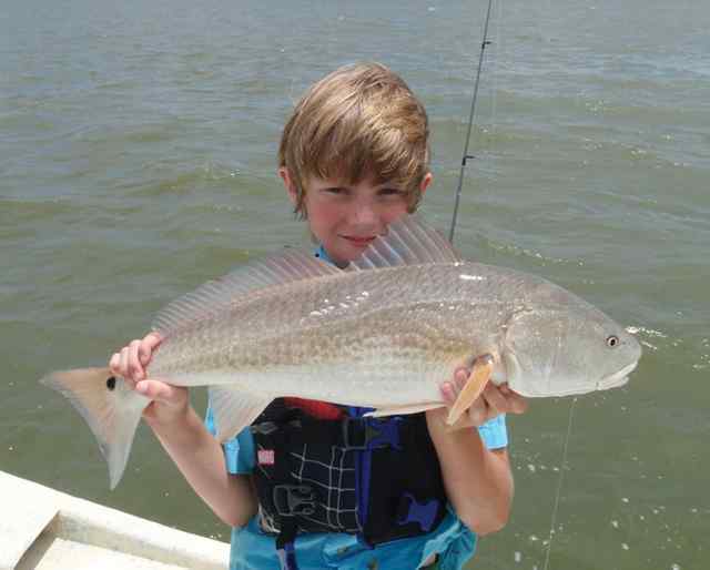 Landen Grable West Galvestonpersonal best redfish!