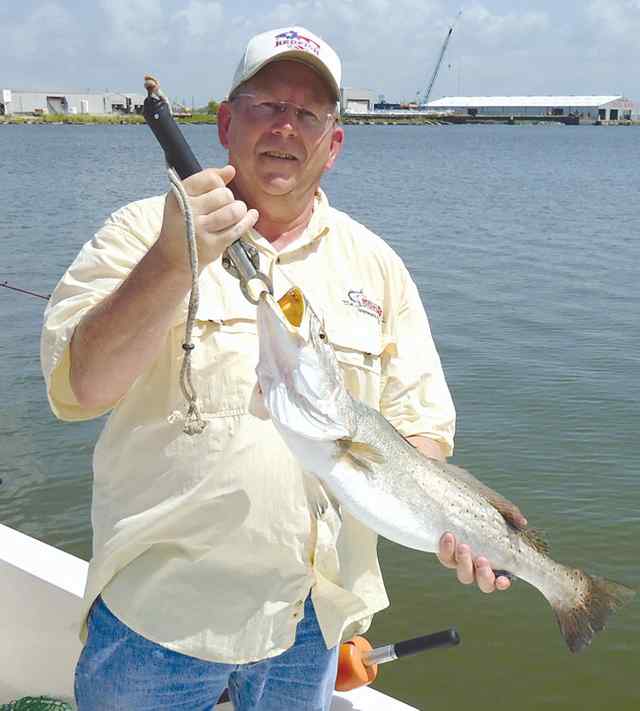 Jim Morrissey Sabine Ship Channel8lb trout