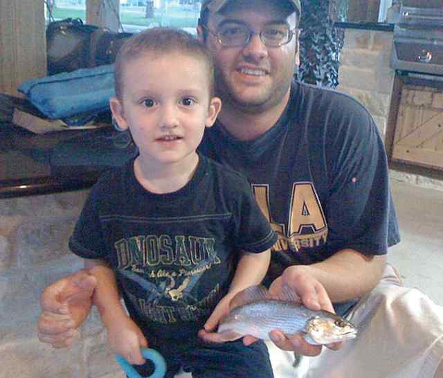 Harrison Vicic West Bay12&quot; first redfish!
