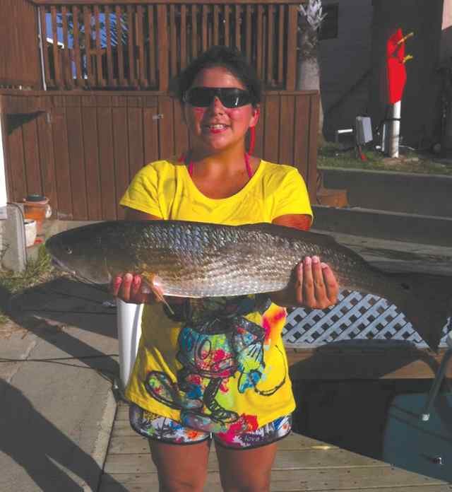 Megan Bravo Port Isabel29&quot; first redfish!