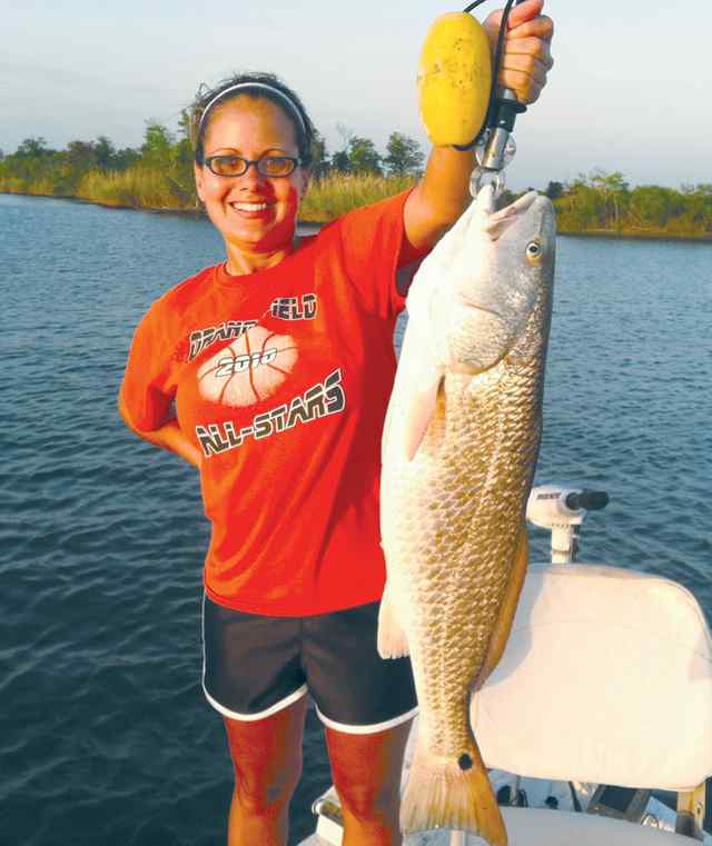 Shawnee Michael Sabine River28.25&quot; 10lb redfish CPR