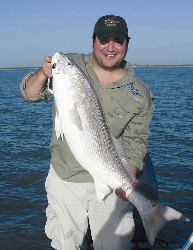 Aaron Ortega Baffin Bayfirst redfish!