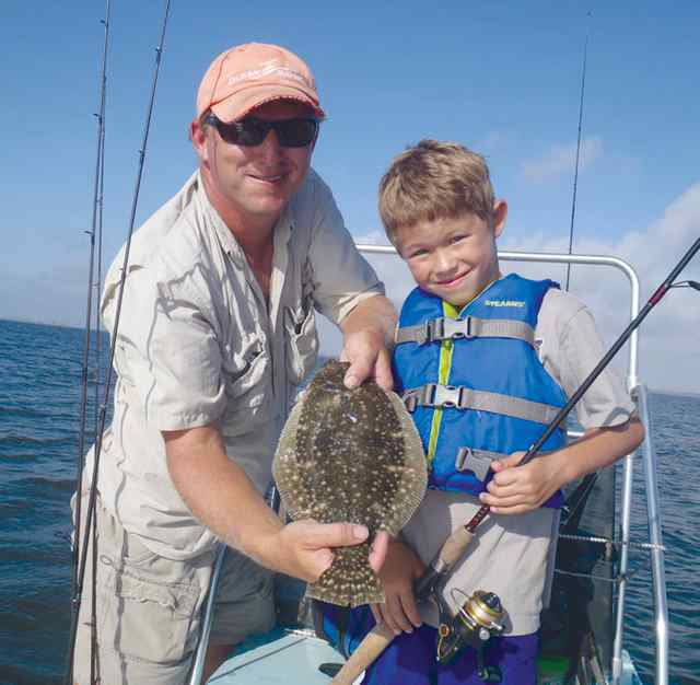 Dylan Trial Dead Man's Holefirst flounder!