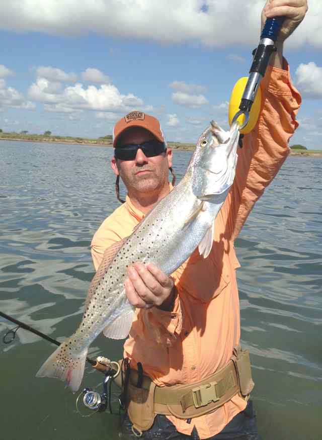 Aaron Heth Port Mansfield26.75&quot; trout CPR