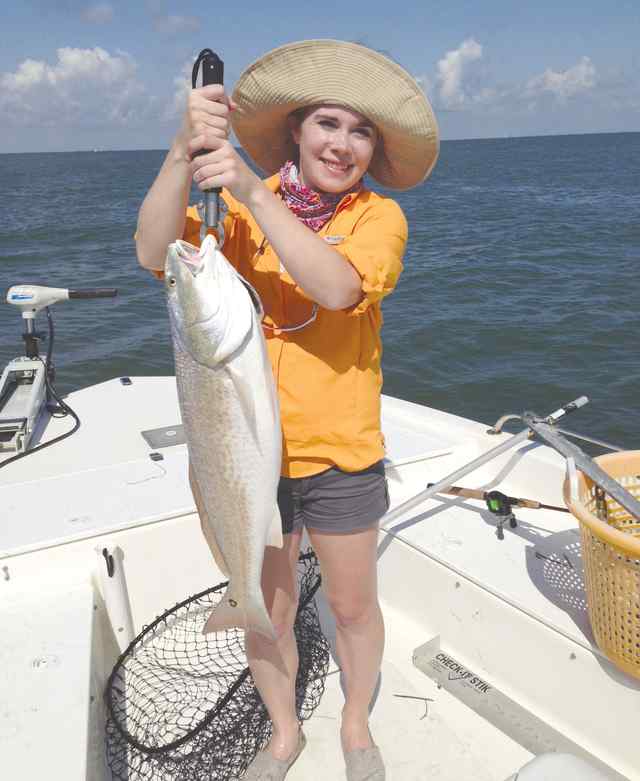 Kirsten Laurie Port Aransas31&quot; 12lb redfish