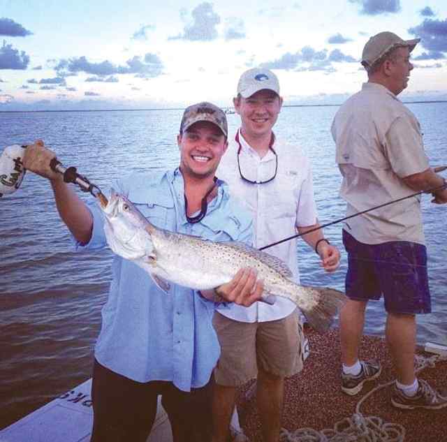Corey Seyler Matagorda Bay29&quot; 7.6 lb, 1st place trout in TOCIFT