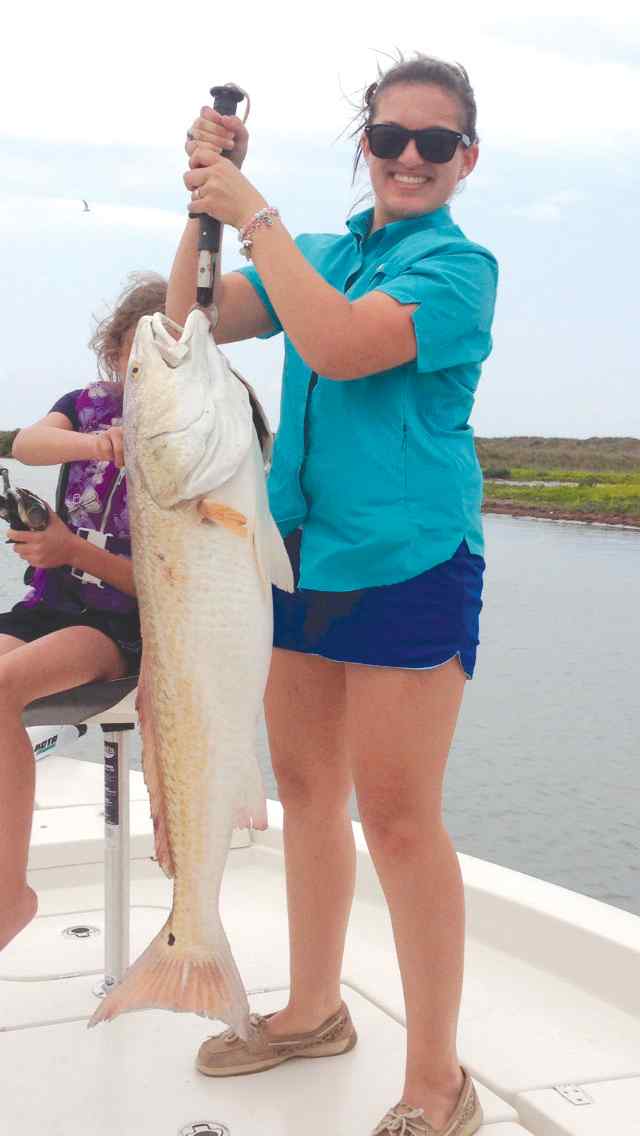 Samantha Valdez Port Mansfield40.5&quot; redfish