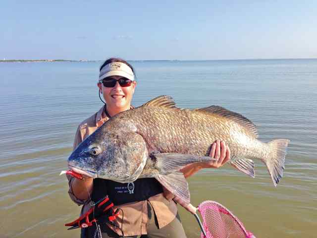 Jennifer Zeplin Port Lavaca43 lb black drum CPR