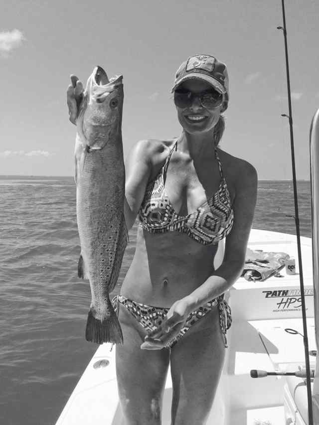 Lisa Barton Rockportfirst speckled trout!