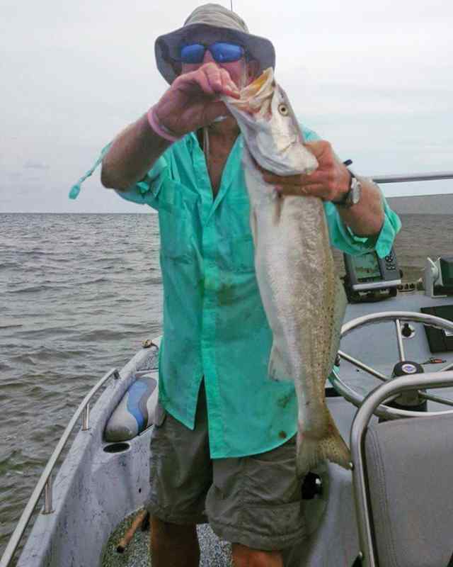 James Schroeder Matagorda surf - 27" trout CPR