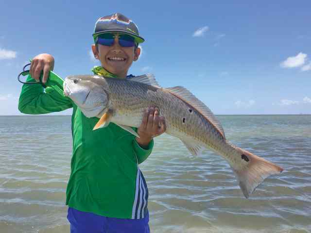 Isaac Wright Corpus Christi Bay - 29" redfish