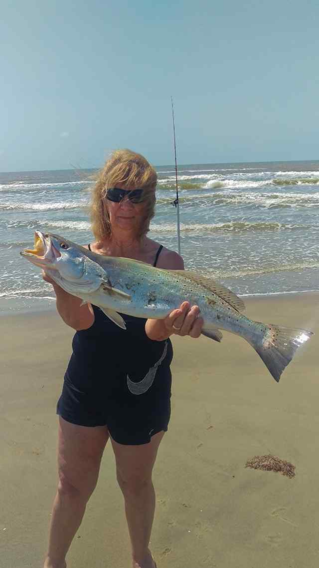 Louise "Weeza" Rhode Surfsie Beach - 28" speckled trout