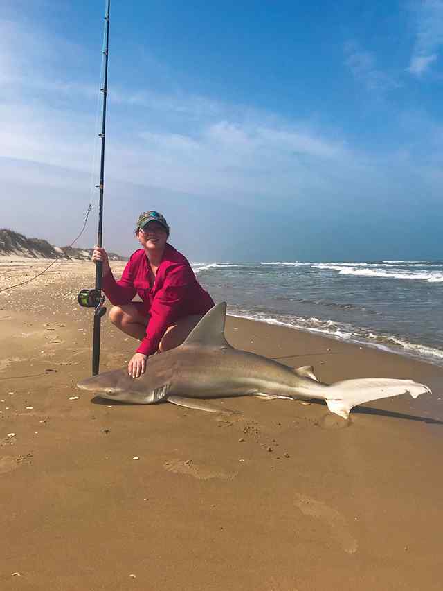 Katie Walker Padre Island - 7' sandbar