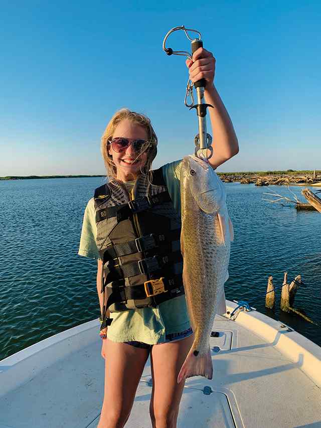 Isabelle Means Matagorda - 27" redfish