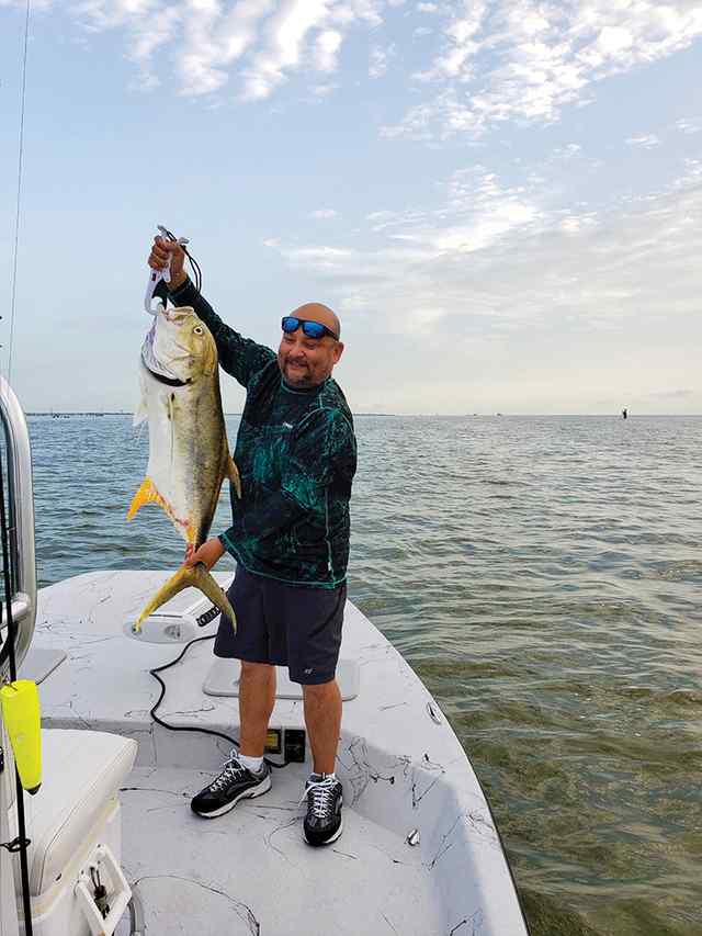 Daniel Medina Dollar Reef (Texas City Dike) - 19 lb 6 oz first jack crevalle!