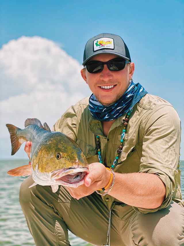 Trace Bucey Baffin Bay (9 mile hole) - 28" redfish CPR, caught while sight casting with lures