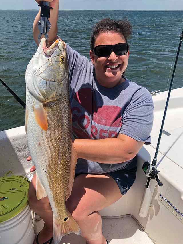 Jennifer Korzekwa ICW - 32" first redfish!