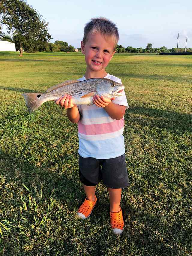 Brooks Young Bastrop Bayou - first redfish!