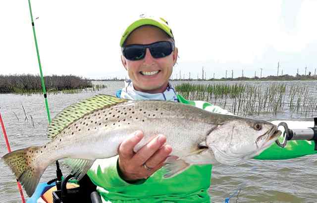 Krystal Kuykendall Lighthouse Lake Trails - 21" personal best trout! CPR
