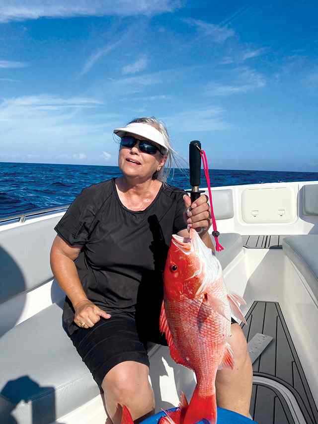 Monica Stem Port Mansfield - red snapper