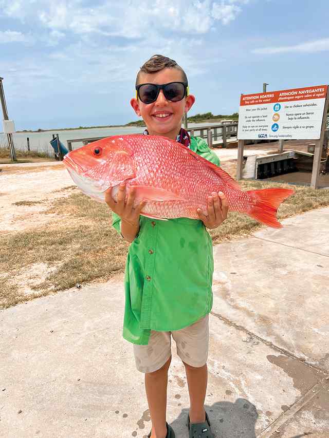Shea Phillips Offshore of Matagorda - 20" red snapper