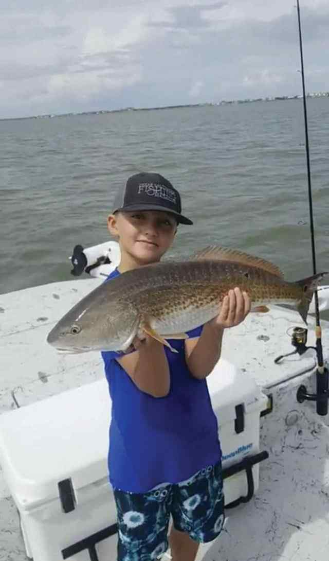 Landon Waits Aransas Bay - 26" personal best redfish!