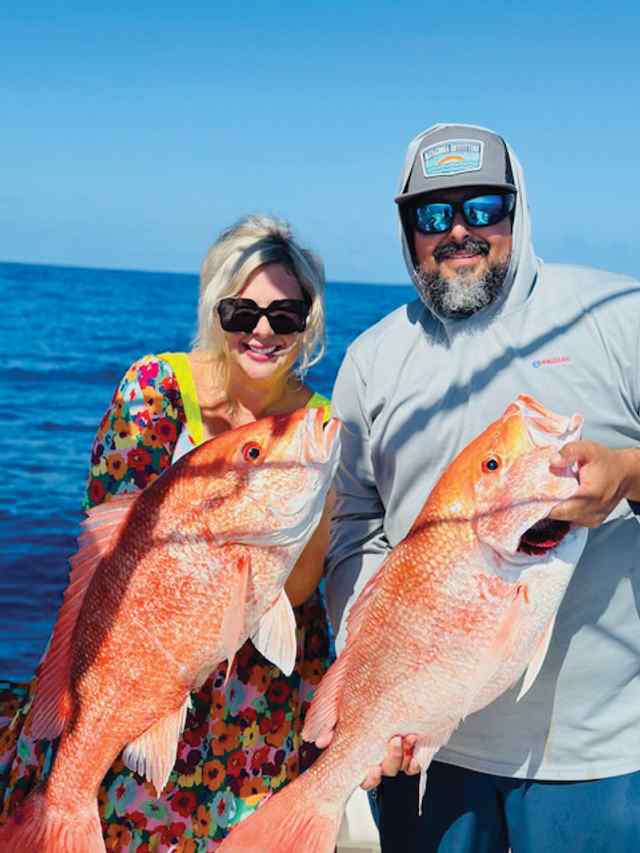 Jessica Riemer & Ben Medina Matagorda - red snapper