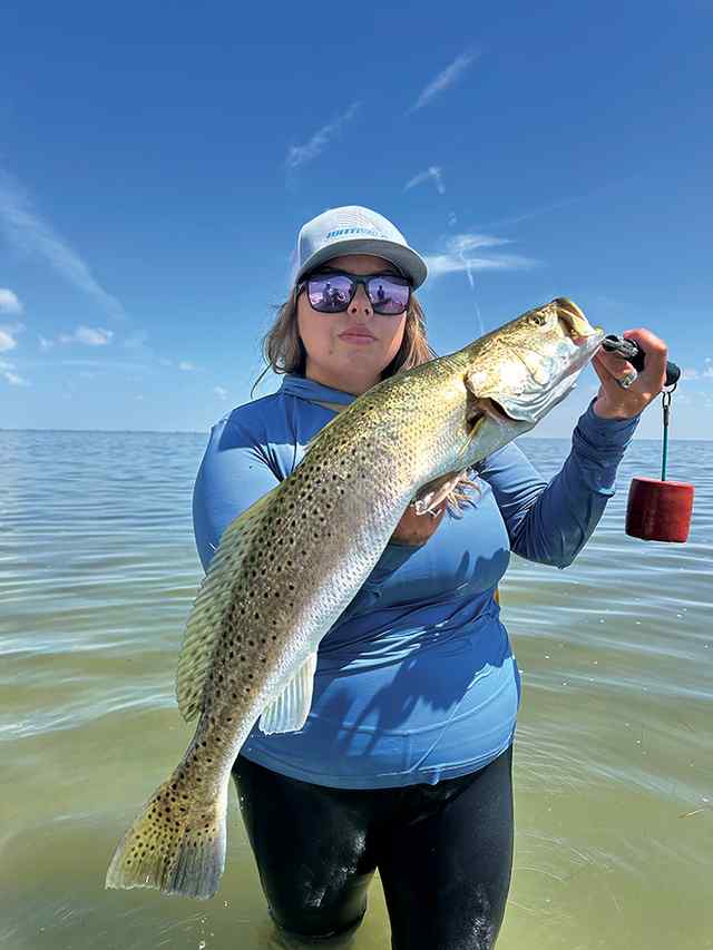 Christina Garza Port Mansfield - 27" trout