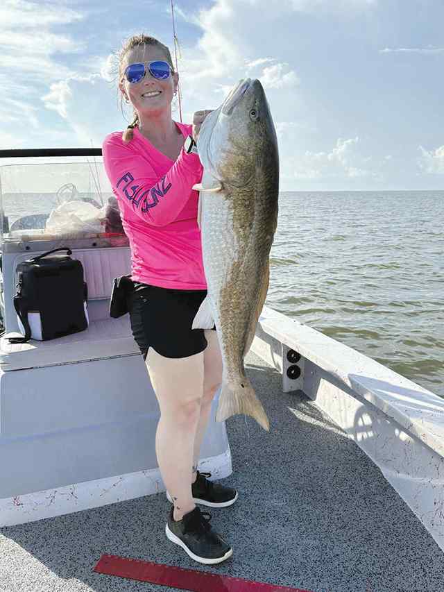 Nicole Scholl Galveston - 40" redfish
