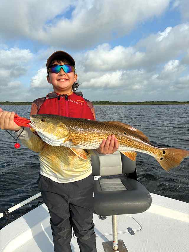 Connor Galbreath King Ranch shoreline - 27.5" redfish