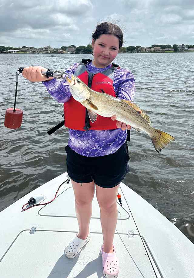 MaKayla Pittman West Galveston Bay - 21.5" trout