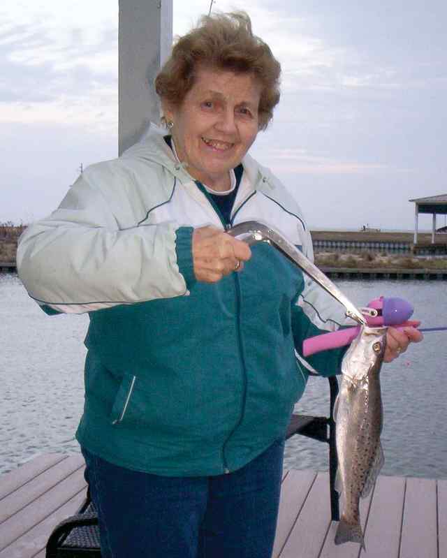 Helen Fuller Harborwalk Galveston Pier - first fish!