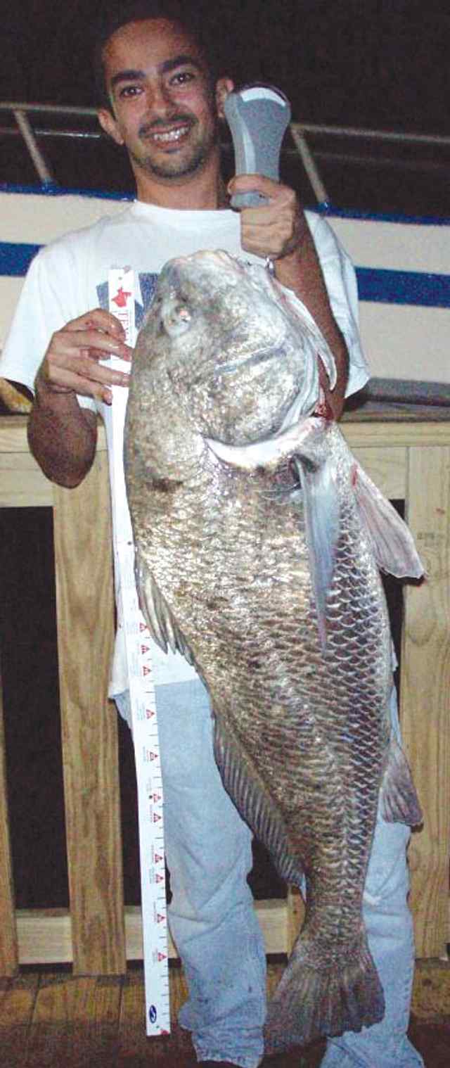 Luis Tijerina South Padre Island - 40 black drum