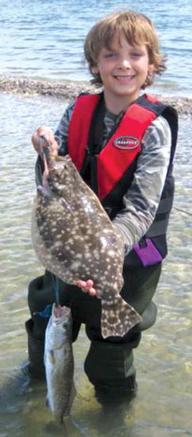 Alex Peters San Antonio Bay - first flounder!