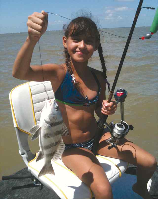 Jayce Adkins East Matagordasheepshead, first fish!