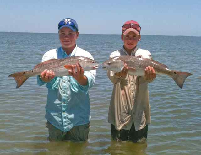 Travis Bigham & Randall Nelson Aransas Bayreds