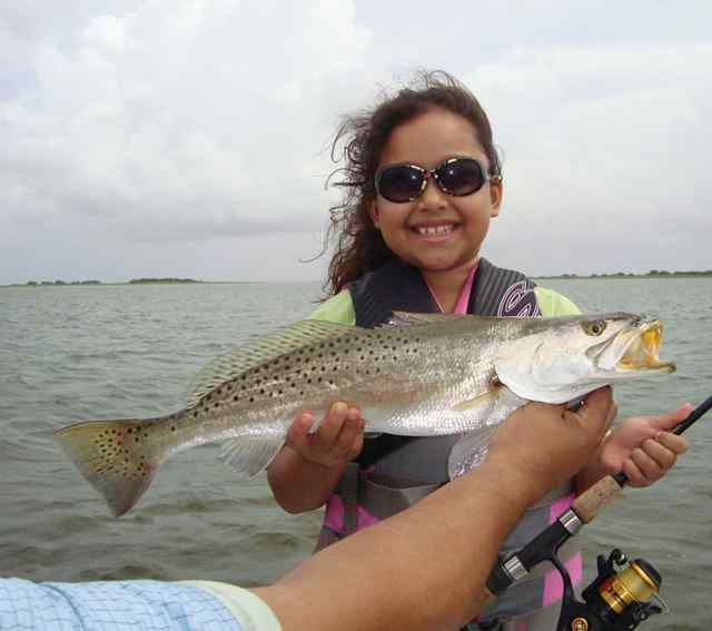 Dani Lopez Port Mansfield25&quot; speckled trout