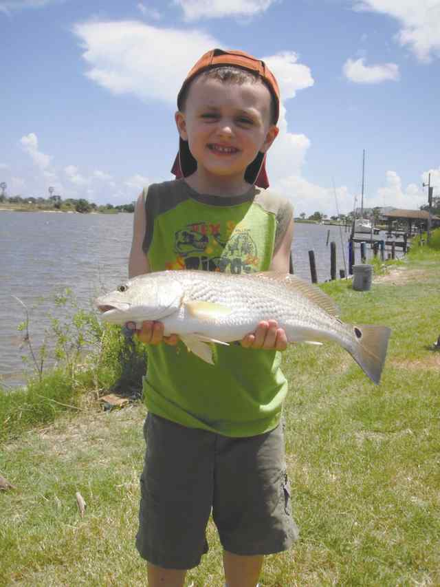 Tanner Mitchell San Bernard Riverfirst redfish!