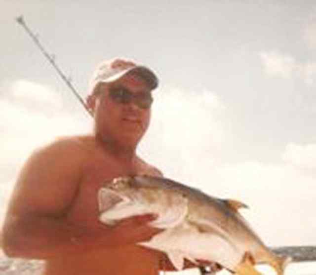 David Ornelas 28lb jack, first fish!