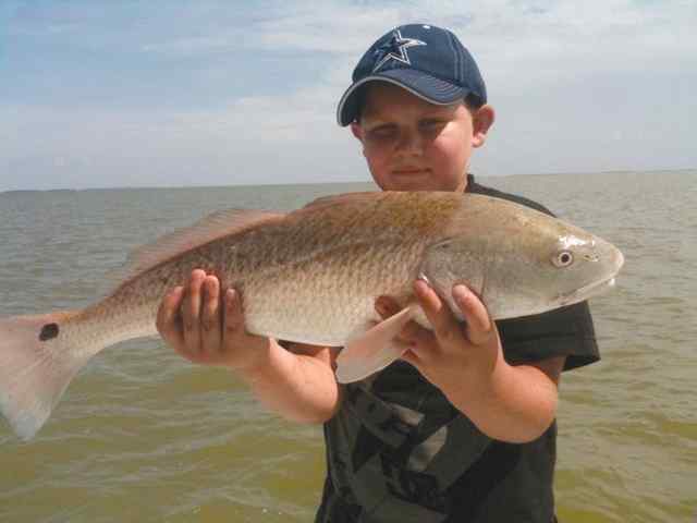 Jaycen Perez first redfish!