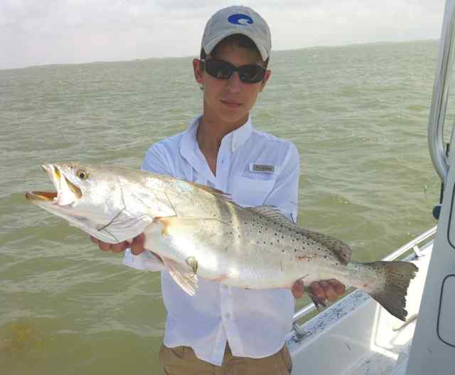 David Alanis, Jr. Port Mansfield29&quot; trout
