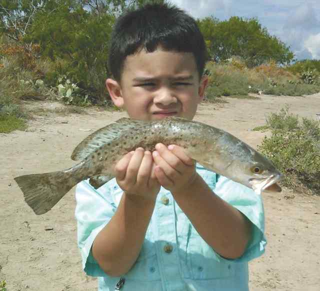 Nate Gracia Arroyo City13&quot; first trout!