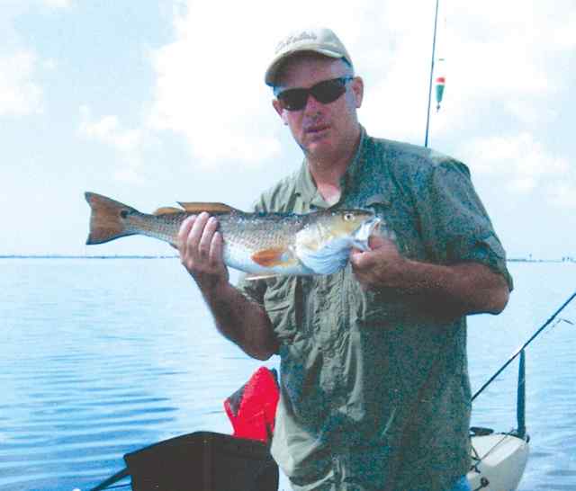 Wayne Mack Port Aransas24&quot; first redfish!
