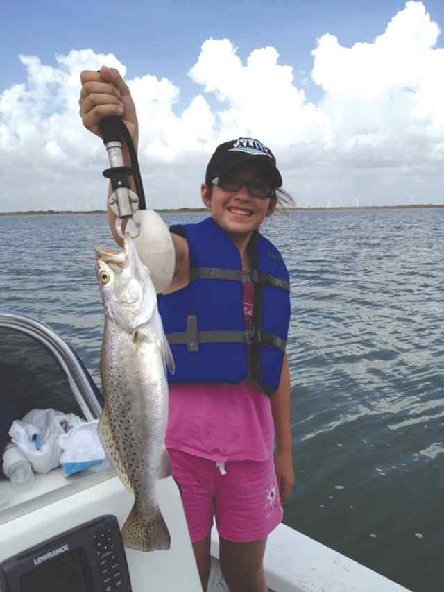 Brianna Baffin Bayfirst trout!