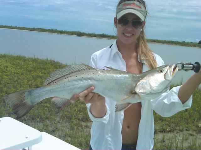 Paige Chilcoat West Bay28&quot; 6.5lb personal best trout! CPR