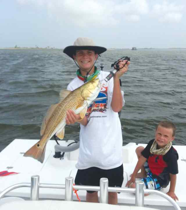 Tyler & Trey Seymore Baffin Bay28&quot; redfish