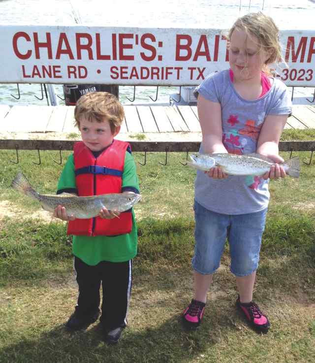 Chase & Allie Siegeler first trouts!