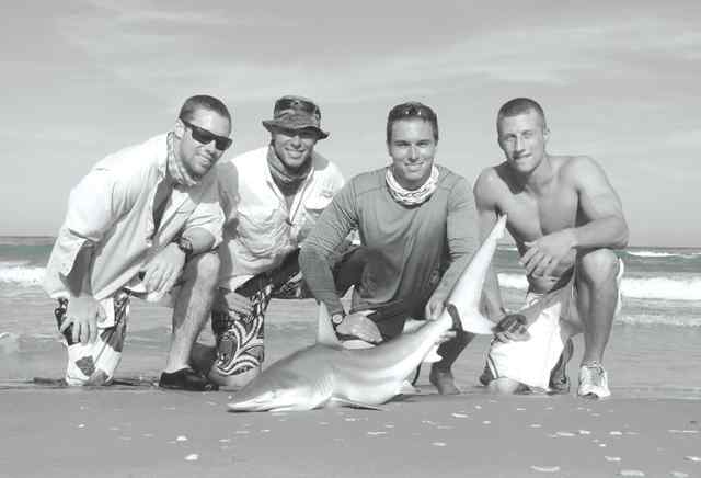 Coleman Weiss, Jacob & Luke Henderson, Bryson Kolek Big Shell Beachfirst team shark!