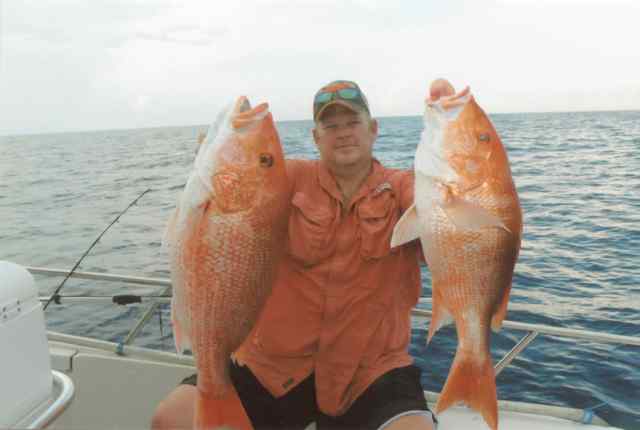 Terry Oberlender Off shorered snapper